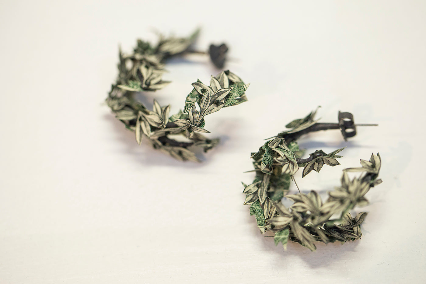 Large Currency Converted Hoops