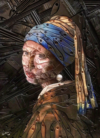 Girl with a Pearl Earring (after Johannes Vermeer)